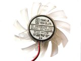 Young Lin DFC701012H 12V 2.5W 3 wires 3 pins transparent vga fan graphics card cooler