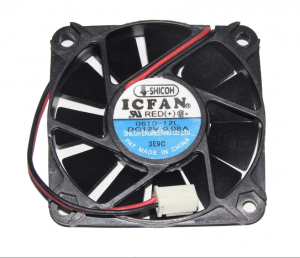 Shicoh ICFAN 60*10mm 6CM 0610-12L 12V 0.08A 2 wires 2 pins Case fan switch CPU cooler