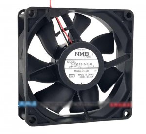 80MM NMB 08025SS-24P-AL 24V 0.17A 3 Wires 8CM Inverter Cooling Fan 80x25MM