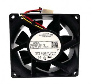 90mm 09238RA-24N-FB 24V 0.93A 3 Wires 9cm Frequency Converter Cooling Fan 92x38mm