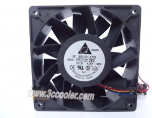 Delta 12CM 12038 PFC1212DE 12V 4.8A Violent Axial Flow Cooler Fan