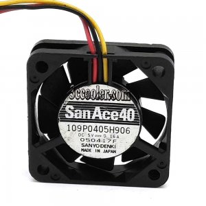 40mm 4010 Sanyo 109P0405H906 DC5V 0.16A 3 Wires 4CM Cooling Fan