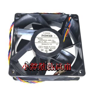 120MM 12038 NMB 12038VA-48R-GL 48V 0.9A 4 Wires 12CM Server Inverter Cooling Fan