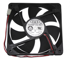 T&T 12CM 120*25mm 1225M12S-ND1 12V 0.6A 2 Wires 2 Pins Case Fan CPU cooler power supply fan