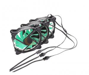 2 Pack - 3 Way 4 Pin PWM Fan Splitter Cable -27CM, PC Fan Extension Cable,for Computer ATX Case 4-Pin/3-Pin Cooling Fan