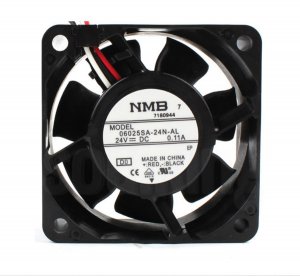 NMB 6025 2410ML-05W-B59 06025SA-24N-AL 24V 0.11A 3 wires Fanuc Inverter Cooling 60x25mm