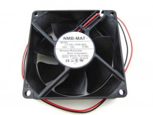 NMB 8025 3110KL-05W-B60 S00 24V 0.18A 2 Wires Axial Fan