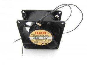 NMB 8038 3115PS-23W-B30 230V 1 Phase 2 Wires metal frame AC axial Fan