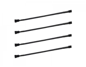 4-Pack 1 Way 4 Pin PWM Fan Cable - 27CM (PC Fan Extension Cable,PWM Extension Cable)