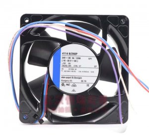 Zyvpee 120mm 4114N/2H8P 24V 120W 4 Wires PWM Server Cooling Fan 120x120x38mm