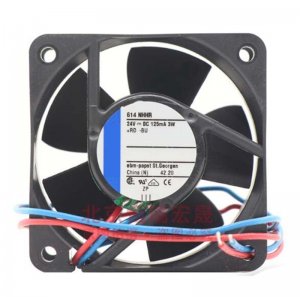 Zyvpee 60mm 614NHHR 24V 3W 2 Wires Converter Fan 60x60x25mm