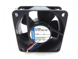 Ebmpapst 6025 614N/2HH 24V 3.0W 3 Wires 3 Pins Axial DC Fan