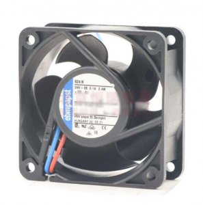 Ebmpapst 624H 24V 2.4W 2 Wires DC Inverter Cooling Fan 60x25mm