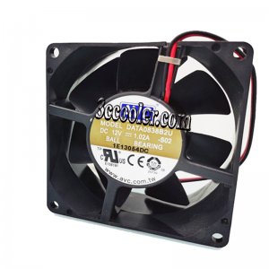 80MM AVC DATA0838B2U 12V 1.02A 2 Wires 8CM Heat Dissipation Fan