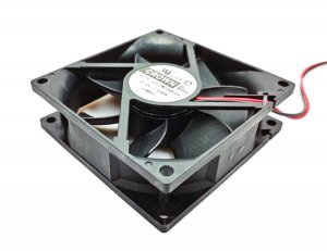 Crown 80mm 8025 AGC08025B12H 12V 0.3A 2 Wires 2 Pins 8CM Case Fan
