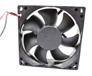 Crown 80mm 8025 AGC08025B12H 12V 0.3A 2 Wires 2 Pins 8CM Case Fan