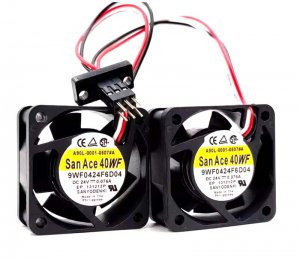 San Ace 40WF 40mm 9WF0424F6D04 A90L-0001-0507#A 24V 0.076A Fanuc Drive Cooling Fan 40x20mm