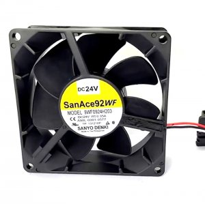 SanAce92WF 9CM 9WF0924H203 A90L-0001-0577 24V 0.35A 3 wires Fanuc Server Cooling