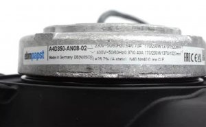 ebmPAPST A4D350-AN08-02 230V 0.64/0.70A 170/230W 1370/1520RPM External Rotor axial Flow Fan