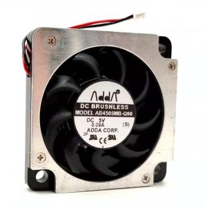 Adda 45mm AB4505MB-Q90 5V 0.09A 2 Wires Turbo Blower Laptop Fan 45x7mm