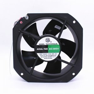AC380V Thermostability Metal Axial Cooling Ventilating fan TG22580HA6BL 22580 0.32A 2P for Welding Machine
