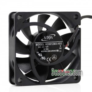 Adda 6CM 6015 AD0612MX-H93 DC12V 0.18A 3 Wires 3 Pins Case fan