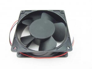 ADDA 120x38mm AD1224HX-F51 DC24V 0.32A AL Frame 2 Wires DC Axial Fan