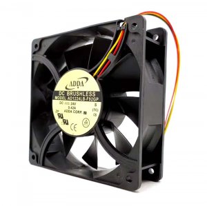 Adda 120mm AD1224LB-F92GP 12V 0.42A 3 Wires 12CM Axial Cooling Fan 120x38mm