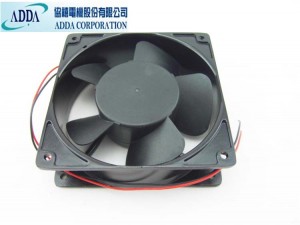 ADDA 120x38mm AD1224HX-F51 DC24V 0.32A AL Frame 2 Wires DC Axial Fan