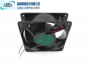 ADDA 120x38mm AD1224HX-F51 DC24V 0.32A AL Frame 2 Wires DC Axial Fan