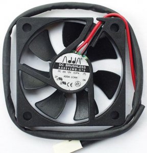 ADDA 5010 5CM AD0512MB-G70 12V 0.07A 2 Wires DC Cooler fan