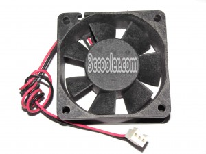 ADDA 60x25mm AD0612MB-A70GL 12V 0.14A 2 Wires 2 Pins Case FAn 6CM CPU Cooler