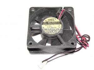 ADDA 60x25mm AD0612MB-A70GL 12V 0.14A 2 Wires 2 Pins Case FAn 6CM CPU Cooler