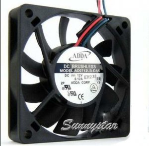ADDA 70*15mm AD0712LB-DA6 12V 0.12A 3 Wires Computer Case Fan cpu cooler