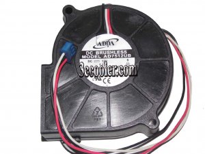 ADDA 75*30mm AD7512UB 12V 0.52A 3 Wires 3 pins DC Blower