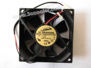 ADDA 8025 8CM AD0824HS-A70GL 24V 0.16A 2 Wires Cooler Fan