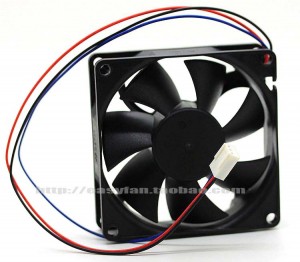 ADDA 8CM 8025 AD0812UB-A73GP 12V 0.40A 3 Wires Cooler Fan