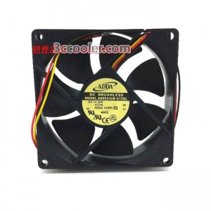 ADDA 9025 AD0924UB-A72GL 24V 0.21A 3Wire Cooling Fan