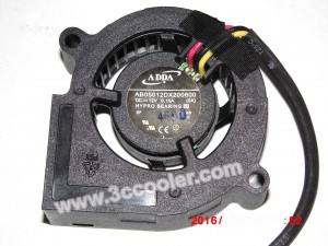 ADDA 5cm AB05012DX200600 OX 12V 0.15A 3 Wires Blower Fan