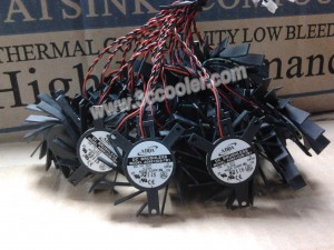 ADDA 5CM AD0512UB-TB1 12V 0.22A 2 Wires VGA Cooler Fan