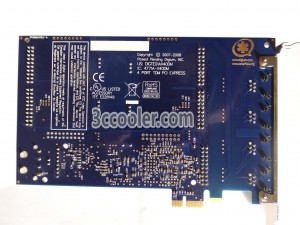 AEX410 PCIe Interface 4 (3fxo and 1fxs) Port Analog Asterisk Card With VPMADT032 EC For PBX VoIP