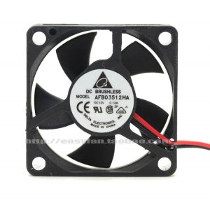 Delta AFB03512HA 35mm 12V 0.12A 2Wire Cooler Fan  35x35x10mm