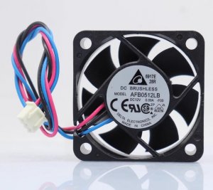 Delta 5cm AFB0512LB 12V 0.09A 3 Wires Silent Cooling Fan 50x15mm