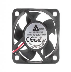 Delta AFB0524VHD 24V 0.15A 2 Wires 5CM Inverter Cooling Fan 50x20mm