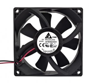Delta AFB0924SH 24V 0.5A 2 Wires 9Cm DC Axial Cooling Fan 92x25mm