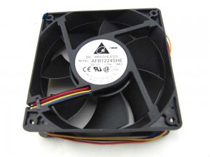 Delta 120x38mm AFB1224SHE 24V 0.75A 4 Wires 4 Pins PWM Axial Fan for Inverter