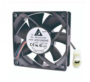 120mm AFB1248SHE 48V 0.4A 14.8W 190.49CFM 4100RPM 55.5dBA 4Wire Server Fan