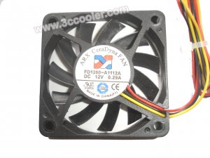 ARX 6010 6CM FD1260-A2033A 12V 0.22A 3 Wires Cooler Fan