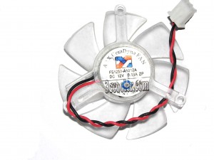 ARX 5CM FS1250-A1012A 12V 0.19A 2 Wires Cooler Fan