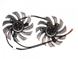 A Pair of ARX FS1280-S2153A 12V 0.16A 3 Wires a Pair Cooler VGA Fan
